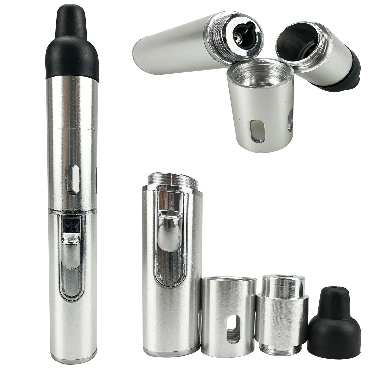 Puffy Built-In Jet Lighter Pipe