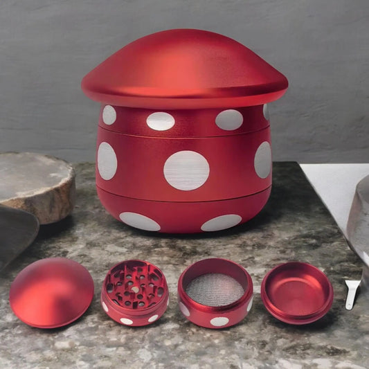 Shroomi Aluminum Herb Grinder 4-Layer