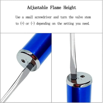 Puffy Built-In Jet Lighter Pipe