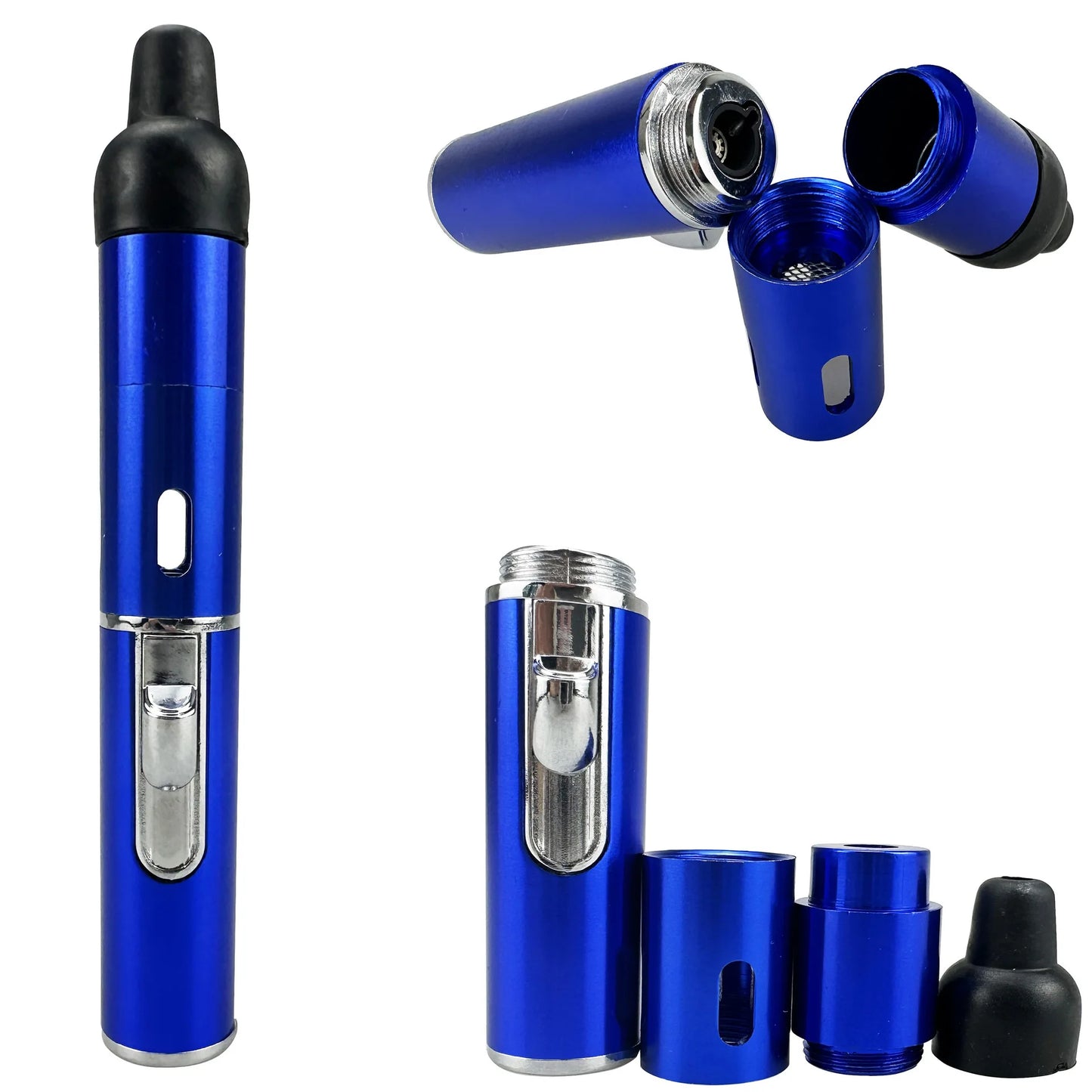 Puffy Built-In Jet Lighter Pipe