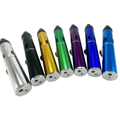 Puffy Built-In Jet Lighter Pipe