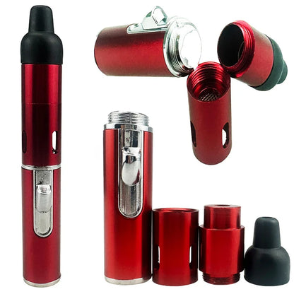 Puffy Built-In Jet Lighter Pipe